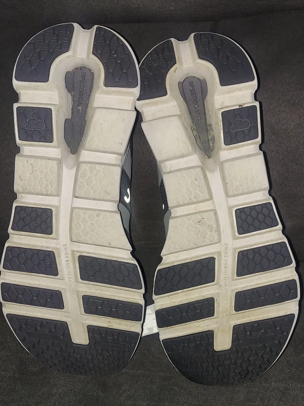 On Cloudrunner Women's Athletic Shoes in Gray & Black